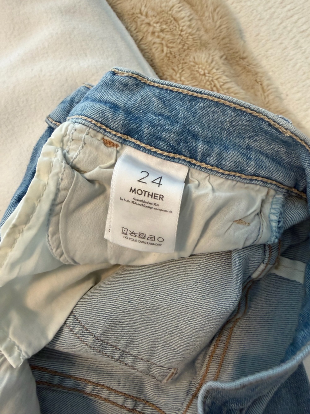 MOTHER The Hustler Roller Flood Jean - Cherie Cherie size 24 - Picture 6 of 6